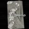 The Ribbon People Club Pack of 12 Silver Wire Tie Star Gift Bag 12" x 11"